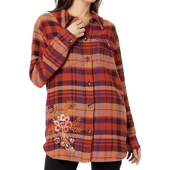 NEW JOHNNY WAS ananke shirt in plaid